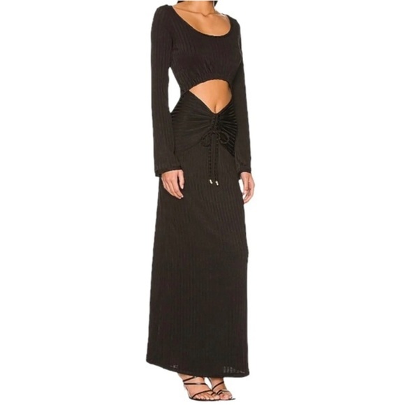 NEW Free People One And Only Black Maxi Dress - Picture 2 of 13